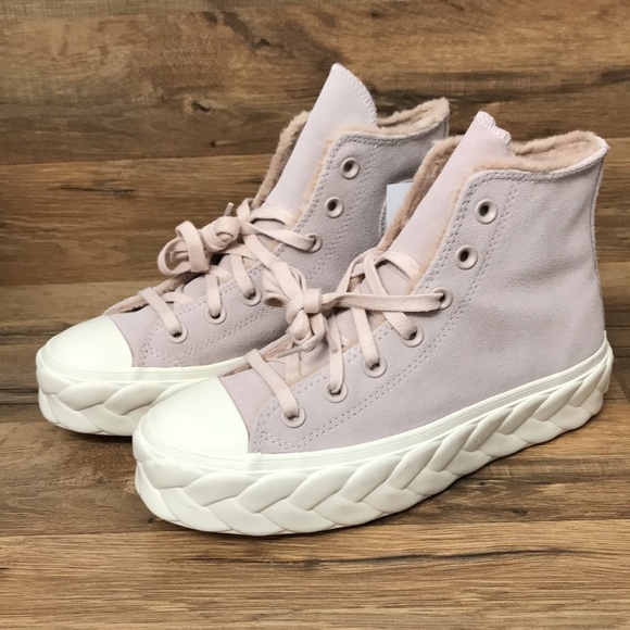 PLATFORM LEATHER CONVERSE CTAS LIFT CABLE HIGH TOP - Picture 13 of 15